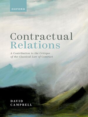 cover image of Contractual Relations